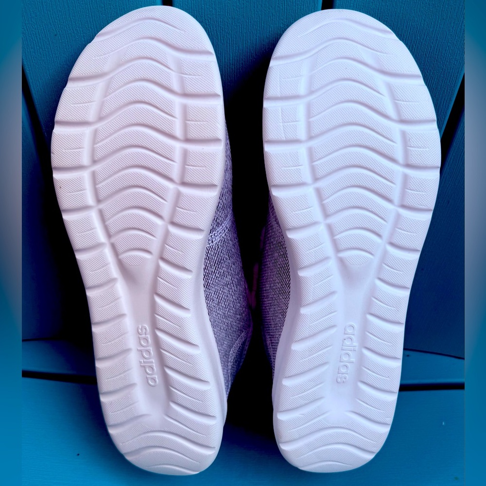 Adidas Cloudfoam Pure 2.0 Shoes | Cloud White/Core Black Women's Sneakers Sz 10 - Picture 8 of 9